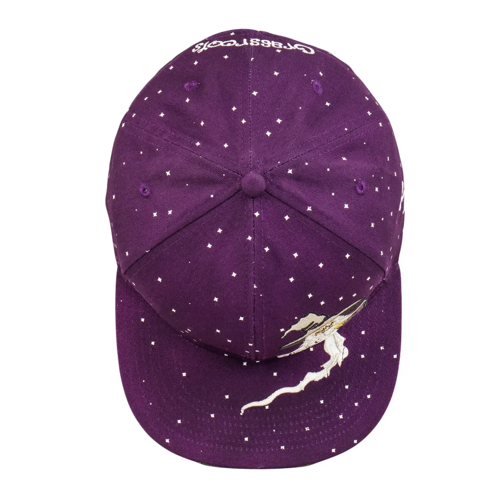 Toking Wizard Purple Snapback Hat