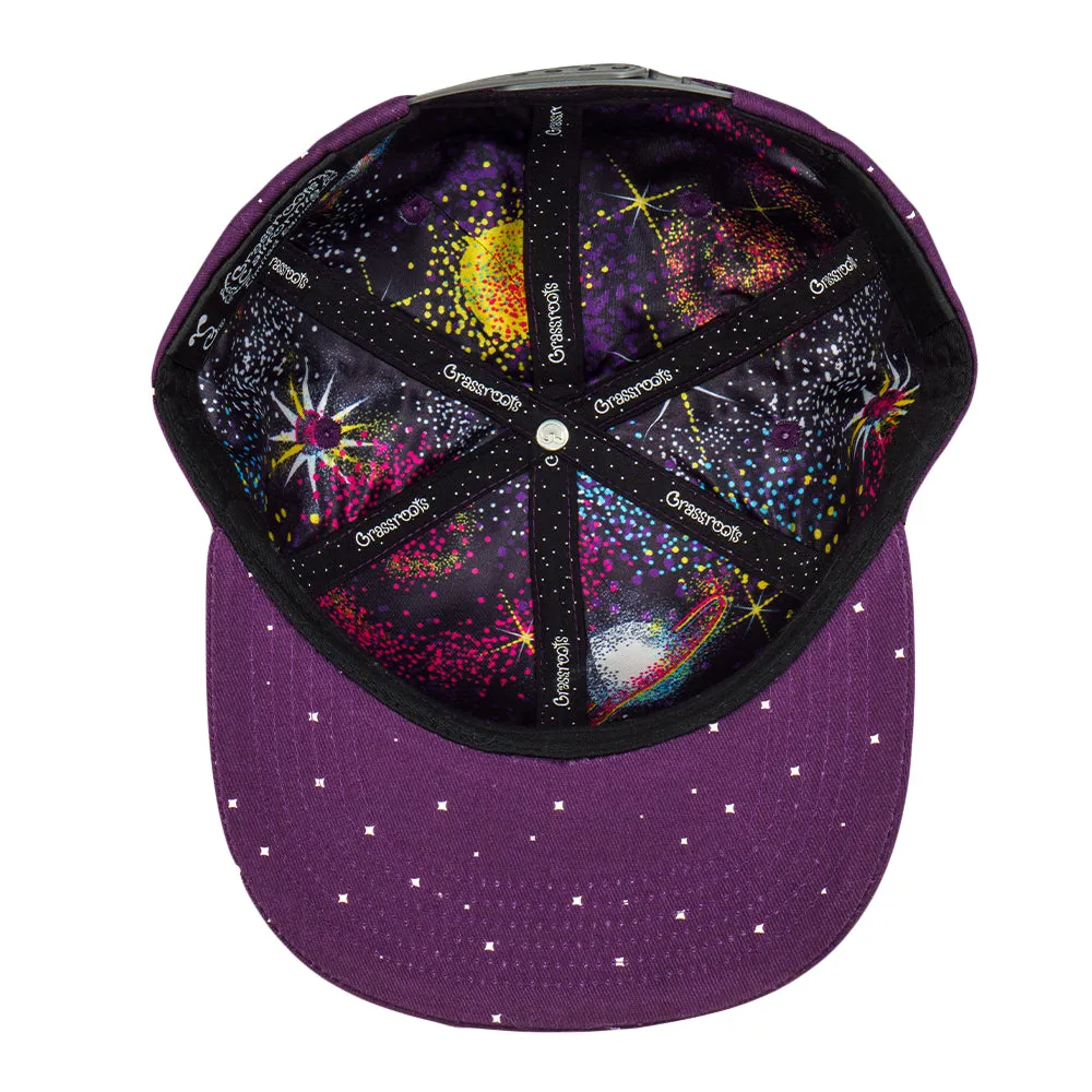 Toking Wizard Purple Snapback Hat
