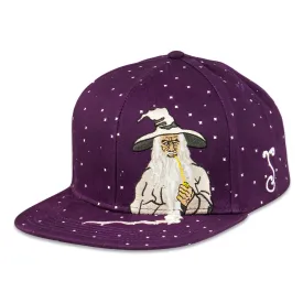 Toking Wizard Purple Snapback Hat