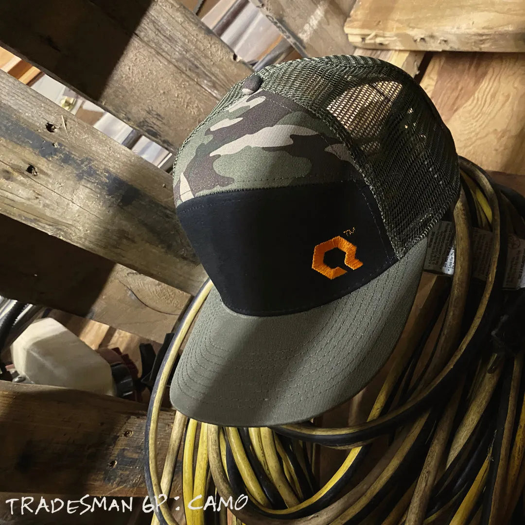 Tradesman 6P Hat : CAMO (Mesh Trucker)