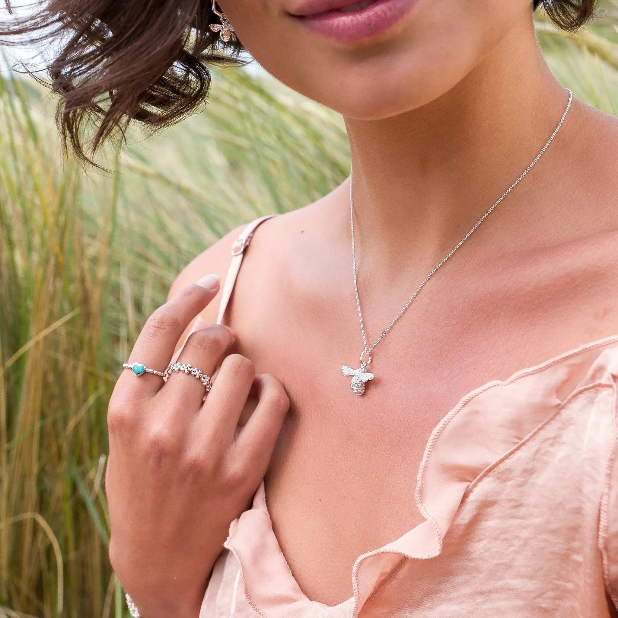 Turquoise summer love ring