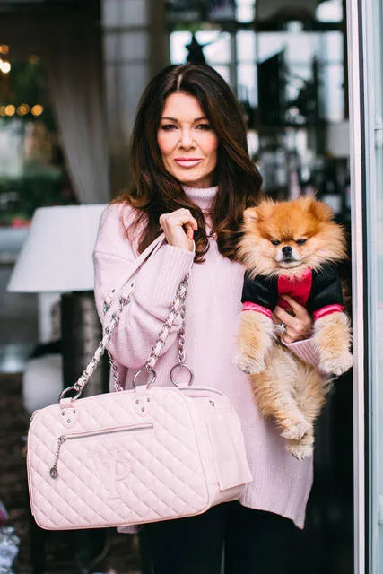 VANDERPUMP QUILTED CLASSIC LUXURY CARRIER - PINK