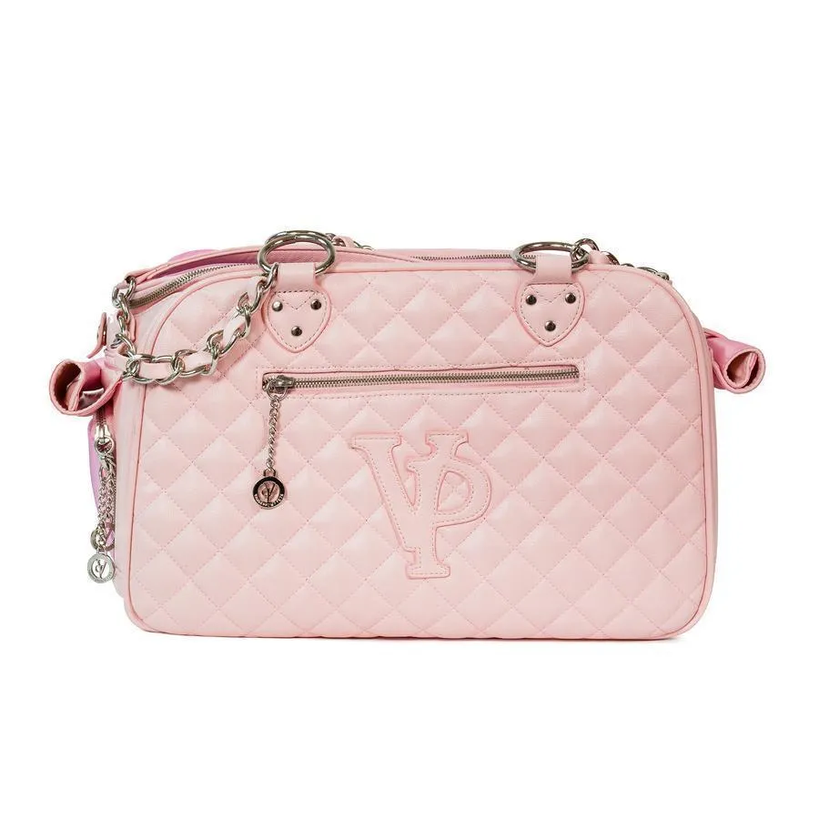 VANDERPUMP QUILTED CLASSIC LUXURY CARRIER - PINK