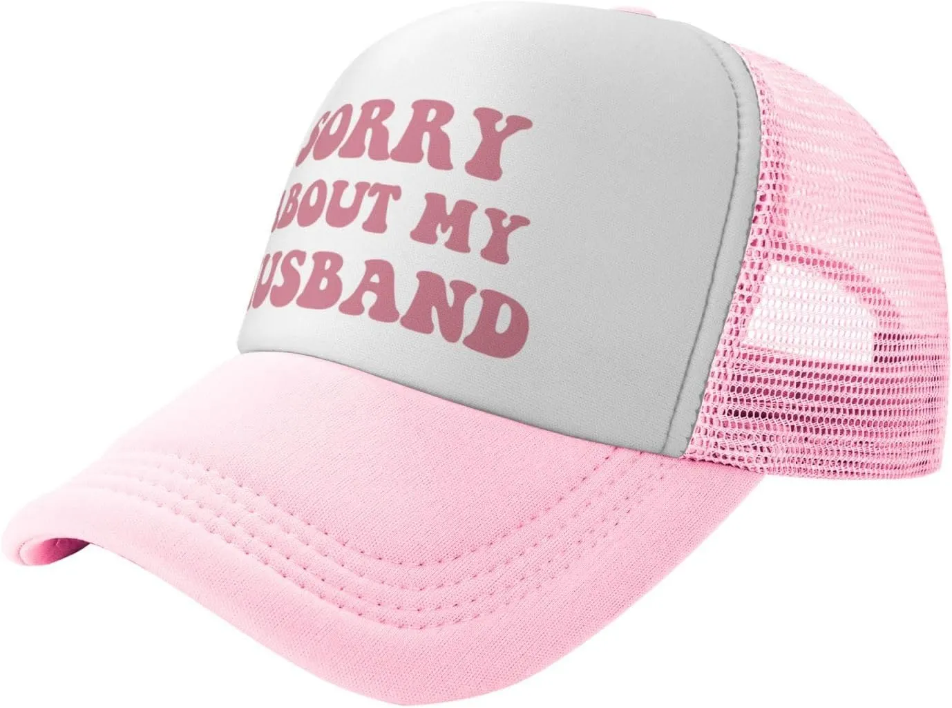 You Find It Offensive? I Find It Funny Trucker Hats for Women Pink Men Funny Slogan Pink Hats for Men