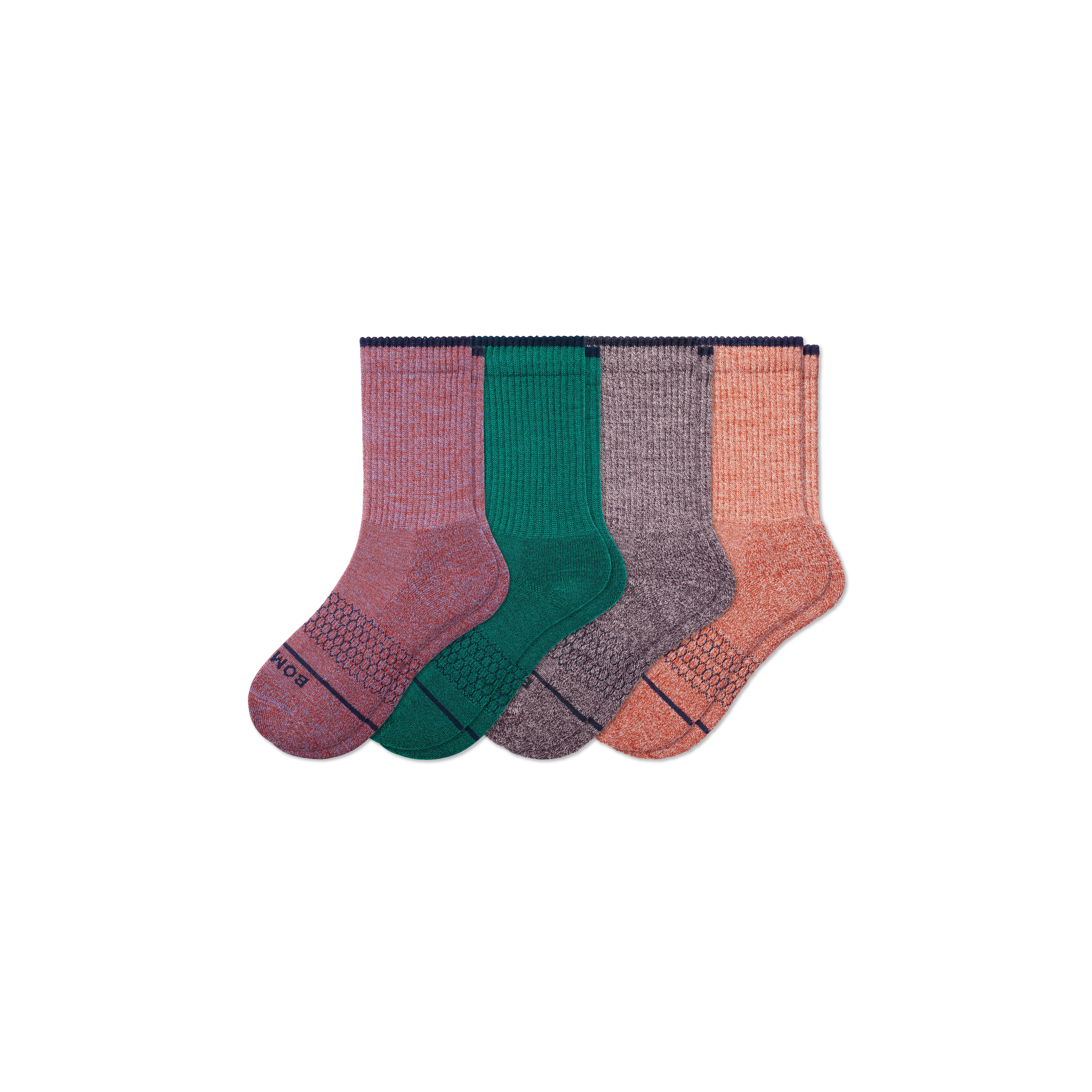 Youth Merino Wool Blend Calf Sock 4-Pack